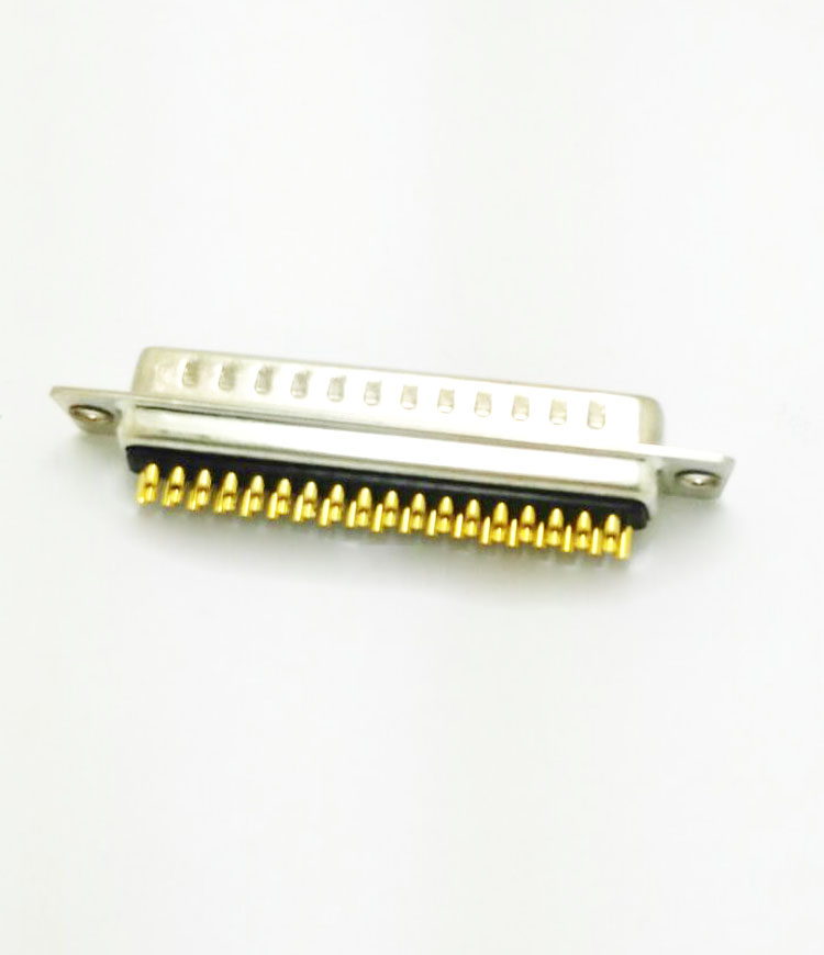 DB-37P（公头）焊线式车针黑胶连接器